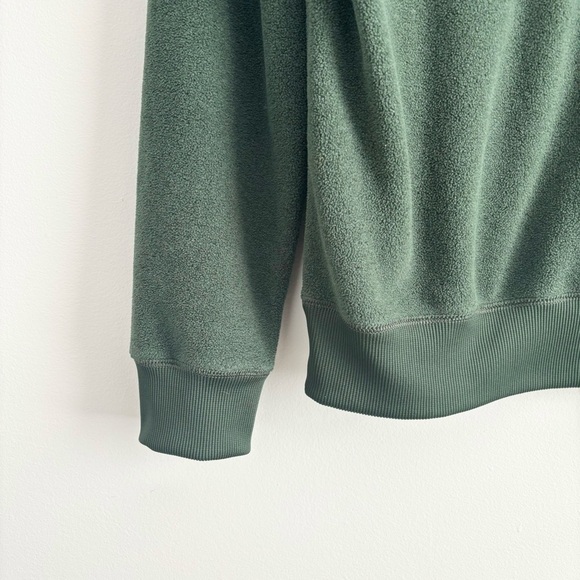 Kit and Ace Water Resistant Fleece Zip Pullover in Whisper Forest Green - Picture 6 of 11